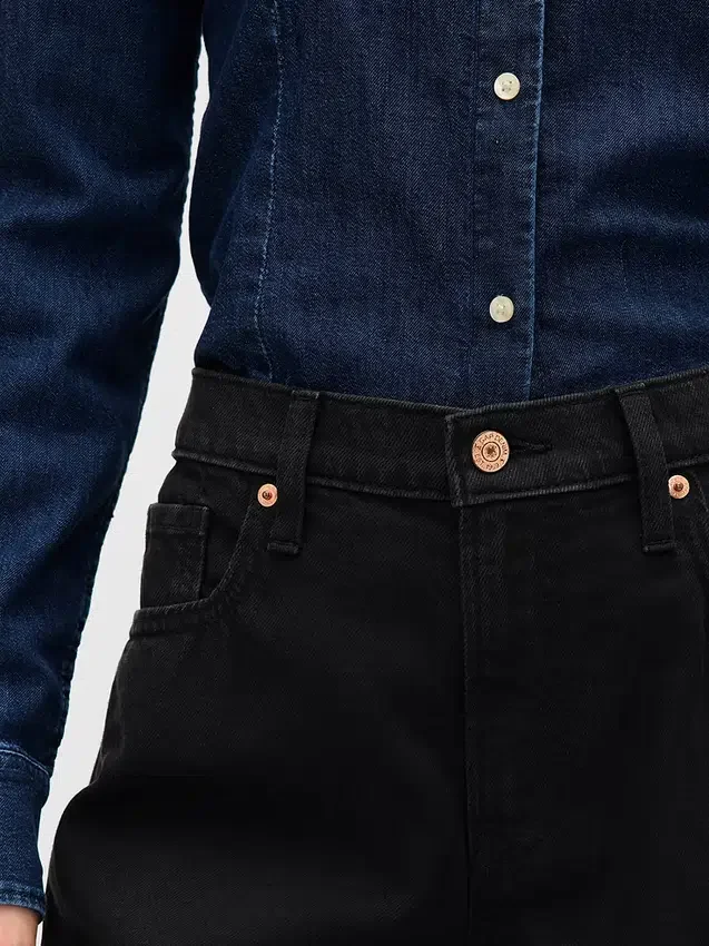 Lavt sittende, ultramyke, ekstra vide Jeans