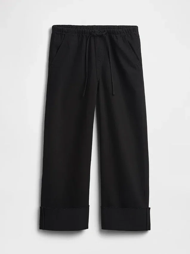Lavt sittende, ultramyke, løse 90-talls-Jeans i kort modell