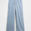 Lavt sittende, ultramyke, løse 90-talls-Jeans med striper
