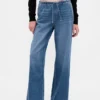 Lavt sittende, ultramyke, løse Jeans i 90-tallsstil
