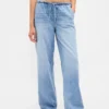 Lavt sittende, ultramyke, løse Jeans i 90-tallsstil
