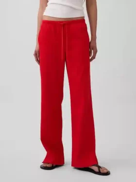 Lavt sittende, ultramyke, løse Jeans i 90-tallsstil