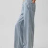 Lavt sittende, ultramyke, løse Jeans i 90-tallsstil