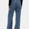 Lavt sittende, ultramyke, løse Jeans i 90-tallsstil