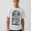 Led Zeppelin T-skjorte med grafisk trykk i avslappet passform