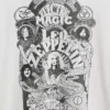 Led Zeppelin T-skjorte med grafisk trykk i avslappet passform