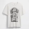 Led Zeppelin T-skjorte med grafisk trykk i avslappet passform