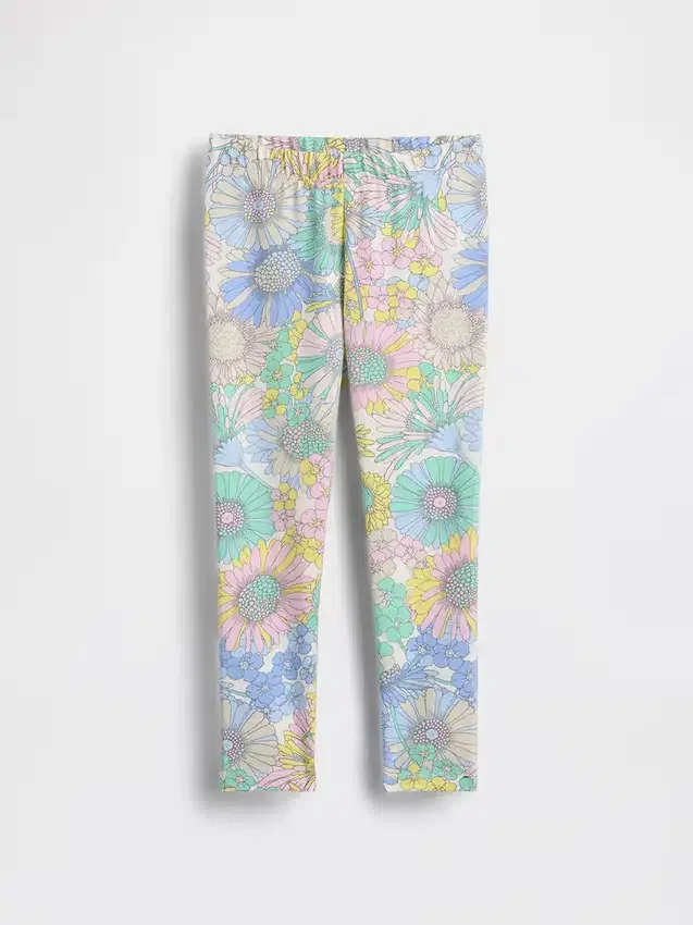 Leggings med blomstermønster for Baby og Småbarn – kan kombineres fritt