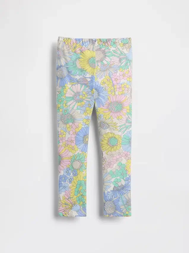 Leggings med blomstermønster for Baby og Småbarn – kan kombineres fritt
