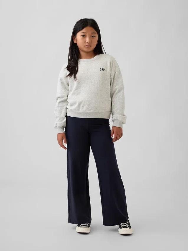 Leggings med brede ben og nedbrettbar linning for barn