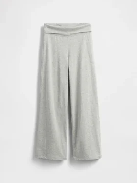 Leggings med brede ben og nedbrettbar linning for barn