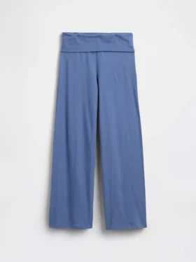 Leggings med brede ben og nedbrettbar linning for barn