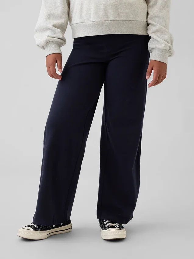 Leggings med brede ben og nedbrettbar linning for barn