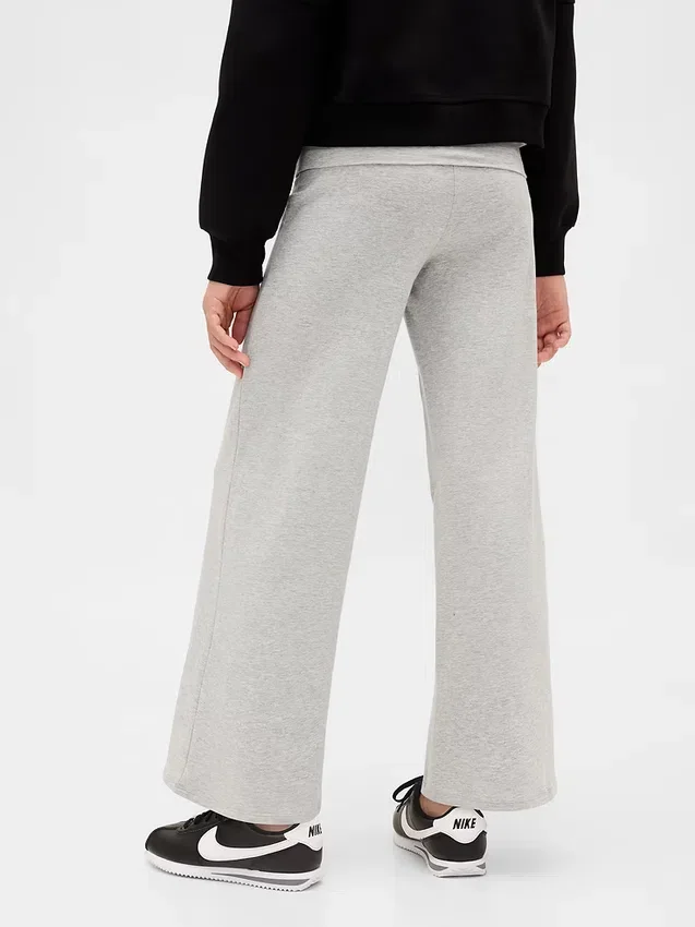 Leggings med brede ben og nedbrettbar linning for barn