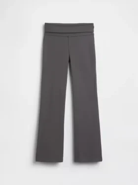 Leggings med brettet linning og utvidet ben for barn