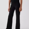 Leggings med brettet linning og utvidet ben for barn