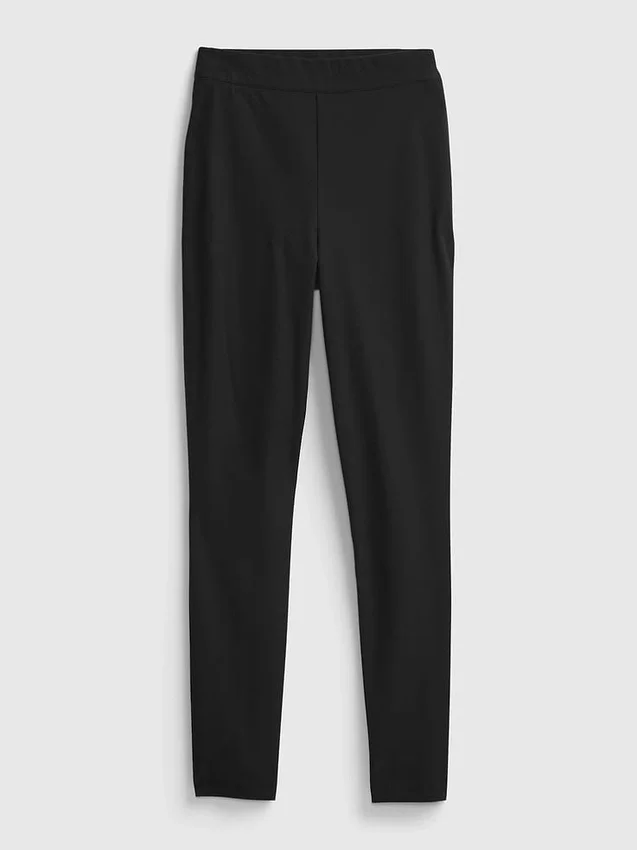Leggings med høy midje og bi-stretch