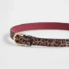 Leopardmønstret belte for barn