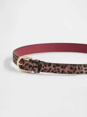 Leopardmønstret belte for barn