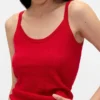 Lett CashSoft-pyjamas-tanktop med hjerte-mønster i pointelle-strikk