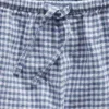 Lette shorts i lin-bomull med gingham-mønster for barn