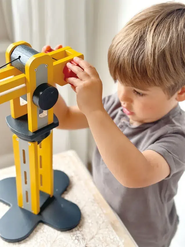 Little Builder – gul kran for småbarn