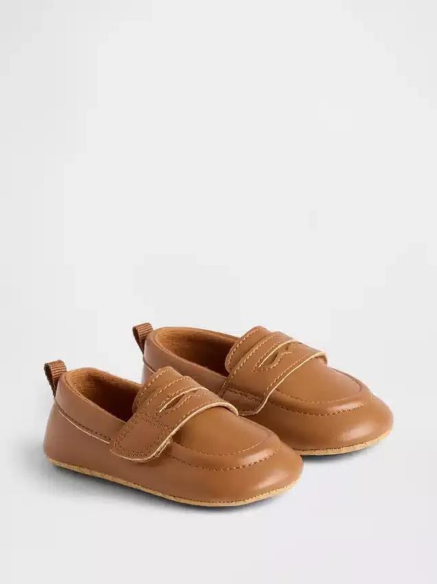 Loafers i vegansk skinn til babyer