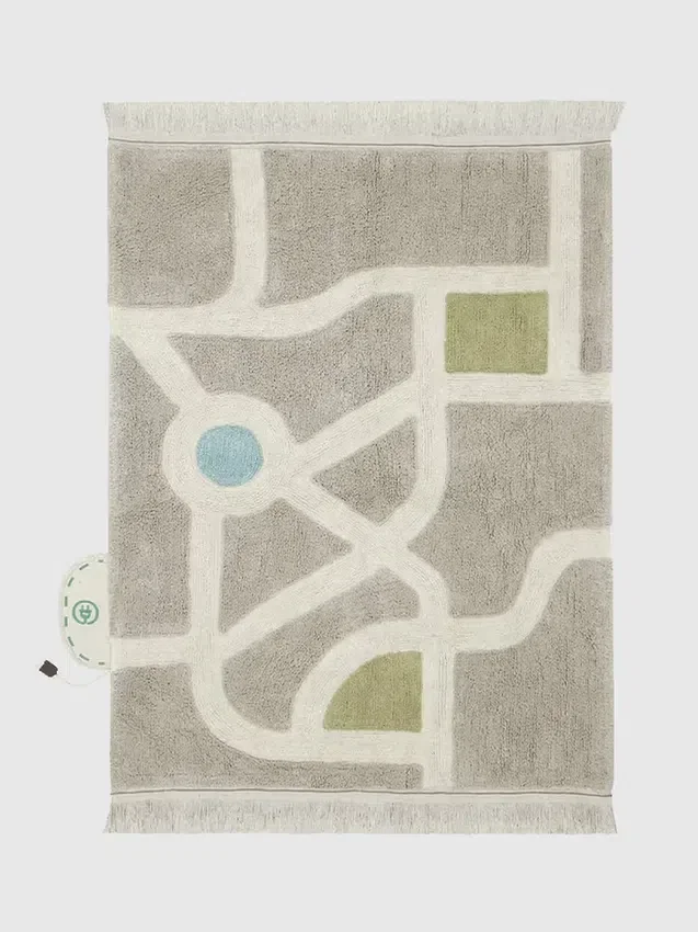 Lorena Canals vaskbart leketæppe i mellomstørrelse, Ecocity