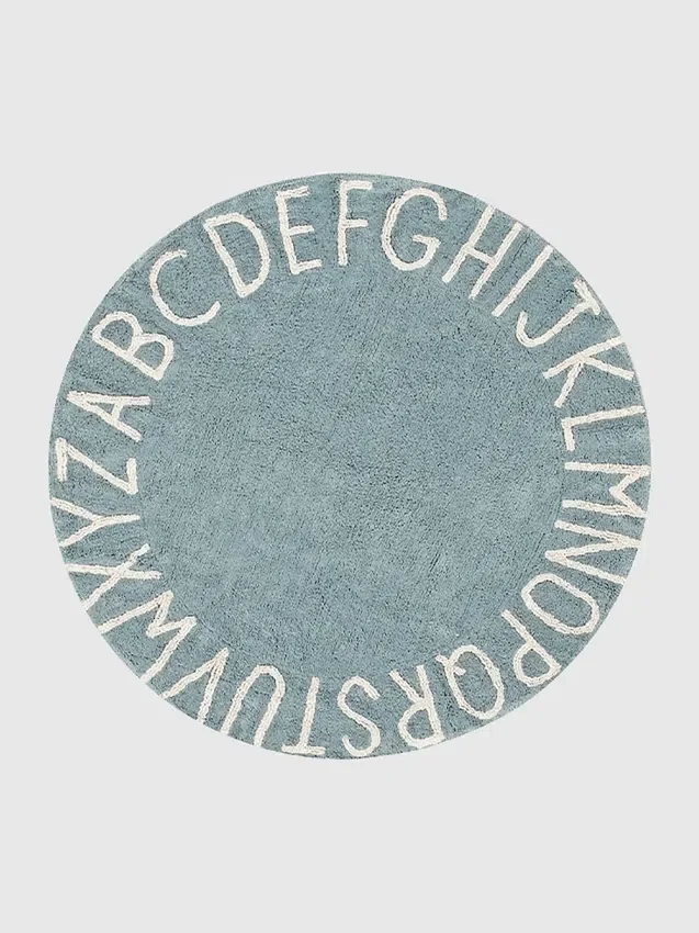Lorena Canals vaskbart teppe Abc Natural Vintage Blue