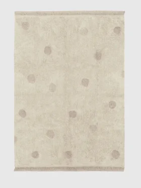 Lorena Canals vaskbart teppe Hippy Dots Vintage Nude