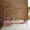 Lorena Canals vaskbart teppe Hippy Dots Vintage Nude