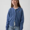 Løs, kort cardigan for barn
