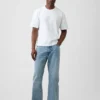 Løse bootcut-Jeans
