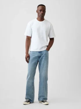 Løse bootcut-Jeans
