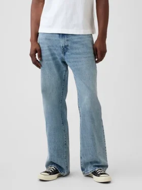 Løse bootcut-Jeans