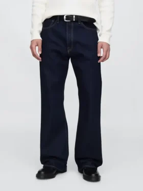 Løse bootcut-Jeans