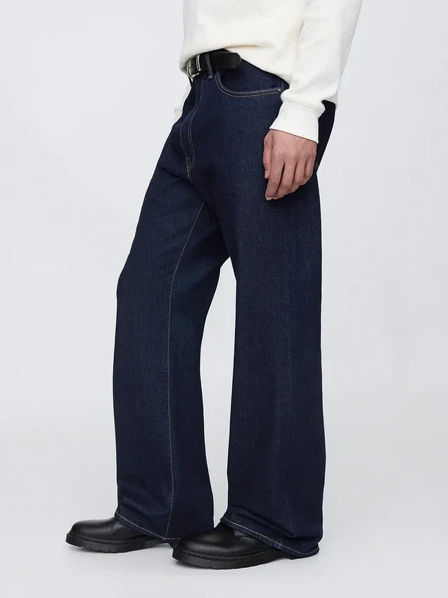 Løse bootcut-Jeans