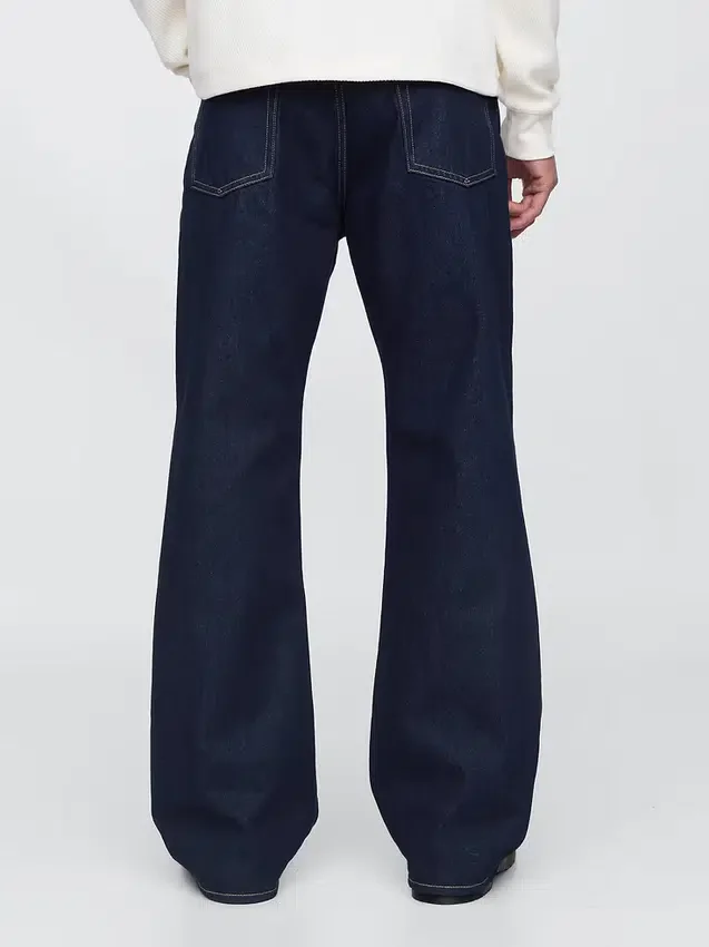 Løse bootcut-Jeans