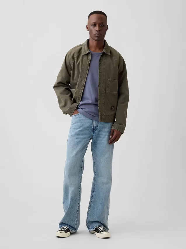 Løse bootcut-Jeans