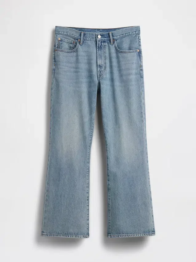 Løse bootcut-Jeans