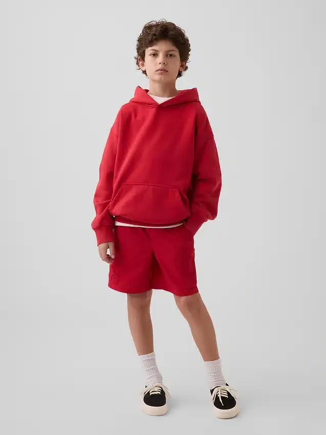 Løse, hurtigtørkende cargoshorts for barn