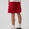 Løse, hurtigtørkende cargoshorts for barn