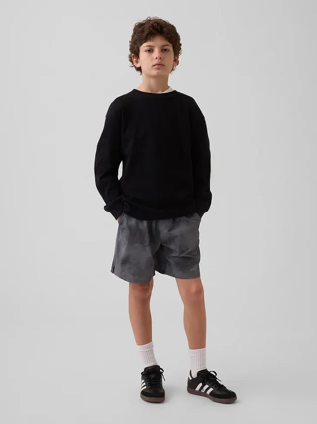Løse, hurtigtørkende shorts for barn