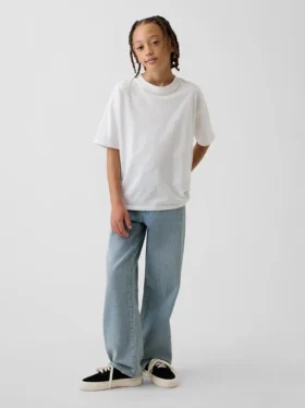 Løse jeans for barn i 90-tallsstil
