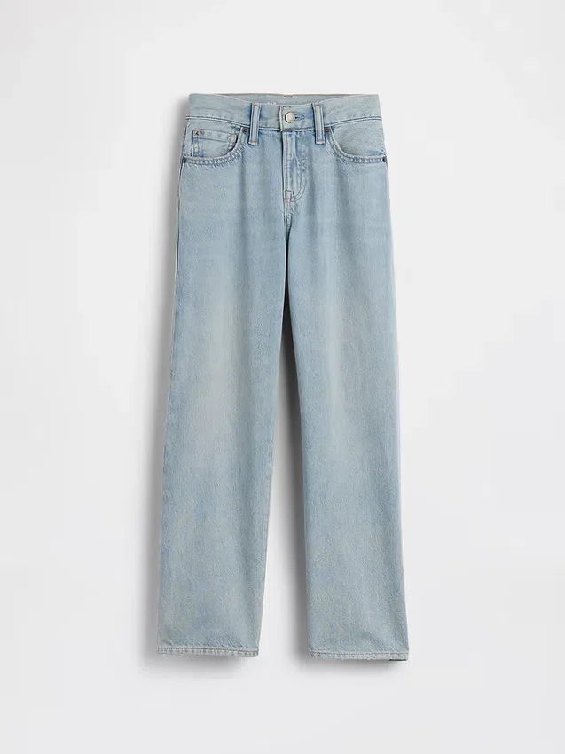 Løse jeans for barn i 90-tallsstil