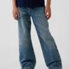 Løse jeans for barn i 90-tallsstil