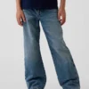 Løse jeans for barn i 90-tallsstil
