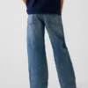 Løse jeans for barn i 90-tallsstil