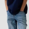 Løse jeans for barn i 90-tallsstil