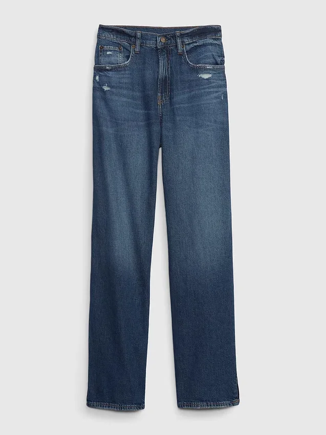 Løse jeans i 90-tallsstil